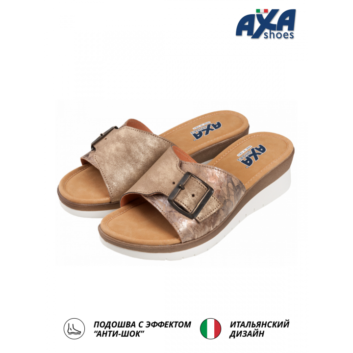 Сабо женские Prega АХА 21339 Бронзовый
