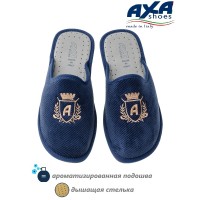 Тапочки домашние мужские AXA 18812А Синий