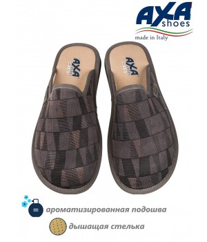 Тапочки домашние мужские AXA 21302А Темно серый