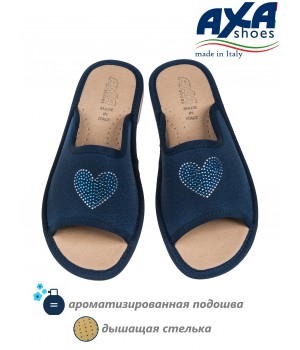 Тапочки домашние женские 21312А Синий