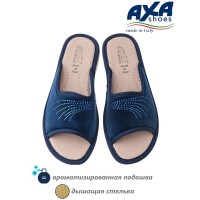 Тапочки домашние женские AXA 17026А Синий