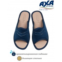 Тапочки домашние женские AXA 18225А Синий