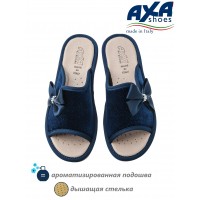 Тапочки домашние женские AXA 18455А Синий 