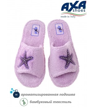 Тапочки домашние женские AXA 18870А Сиреневый