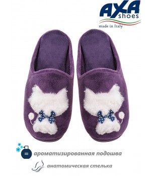 Тапочки домашние женские AXA 80397А Фиолетовый