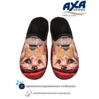 Тапочки домашние женские AXA 80403А Черный