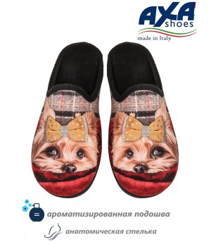 Тапочки домашние женские AXA 80403А Черный