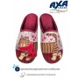 Тапочки домашние женские AXA 80626А Бордовый