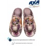 Тапочки домашние женские AXA 80629А Лиловый