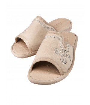 Тапочки женские АЖУР AXA-21480А-,БЕЖЕВЫЙ