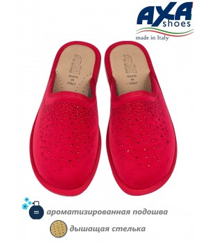 Тапочки женские домашние AXA 18739А Красный