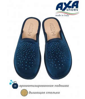 Тапочки женские домашние AXA 18739А Синий