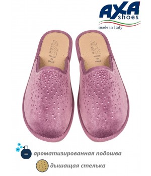 Тапочки женские домашние AXA 18739А Темно розовый