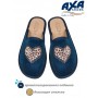 Тапочки женские домашние AXA 21405А Blue