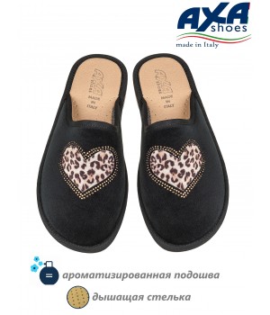 Тапочки женские домашние AXA 21405А Nero