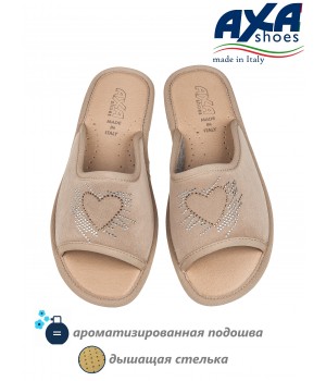 Тапочки женские домашние AXA 21439А Beige