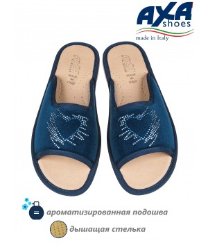 Тапочки женские домашние AXA 21439А Blue