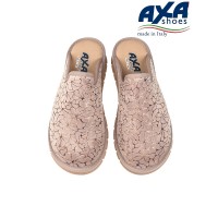 Тапочки женские домашние AXA 21521А Серо розовый
