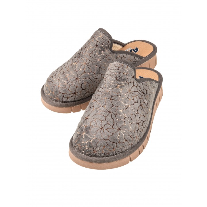 Тапочки женские домашние AXA 21521А Темно серый