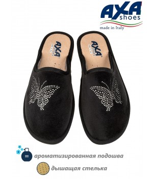 Тапочки женские домашние AXA 21559А  черный