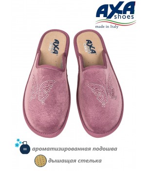 Тапочки женские домашние AXA 21569А  Темно розовый