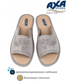 Тапочки женские домашние AXA 21565А серый