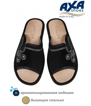 Тапочки женские домашние AXA 21567А черный