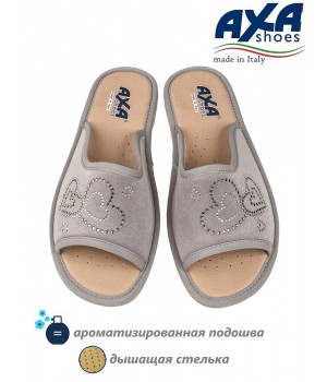 Тапочки женские домашние AXA 21568А серый