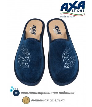 Тапочки женские домашние AXA 21569А Синий