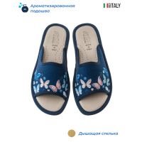Тапочки женские домашние AXA Butterflies Blue