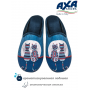 Тапочки женские КОШКИ AXA-80401А-СИНИЙ