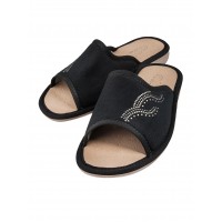 Тапочки женские ВОЛНА AXA-21484А-ЧЕРНЫЙ