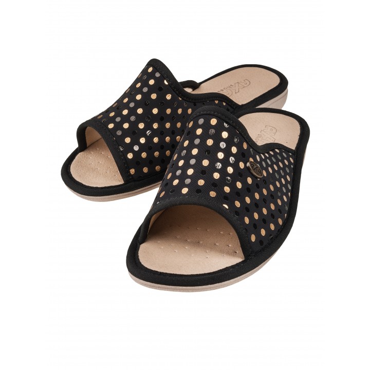 Тапочки домашние СФЕРА AXA-21331А-ЧЕРНЫЙ