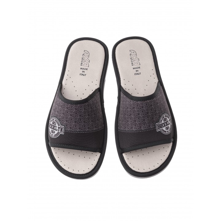 Тапочки мужские домашние AXA Brooklyn черный