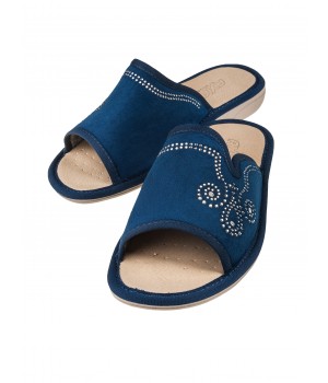 Тапочки женские АЖУР AXA-21480А-СИНИЙ