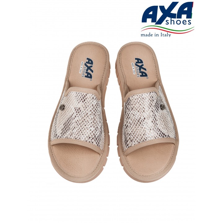 Тапочки женские домашние AXA 21487А серо/розовый