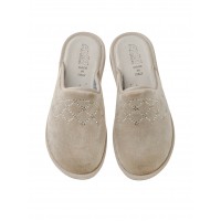 Закрытые тапочки женские домашние AXA Favo Beige